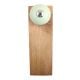 2 Pieces Sage Green Round Ceramic Wooden Door Stopper